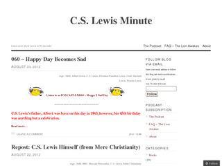 C.S. Lewis Minute